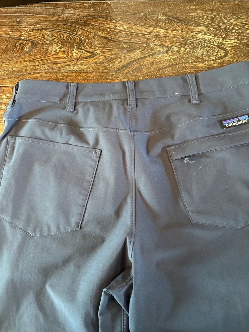 Patagonia Men's Transit Traveler 5-Pocket Pants Smolder Blue Size‎ 34/30